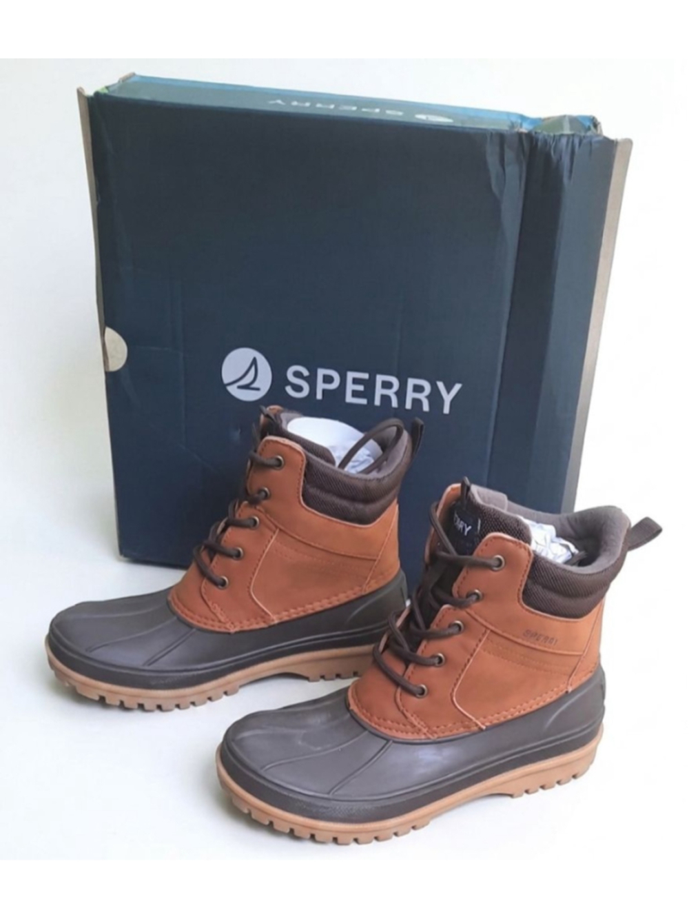 Sperry Kids' Storm Hopper Duck Boots
Brown/Tan Waterproof size 4Y Womens sz. 5.5